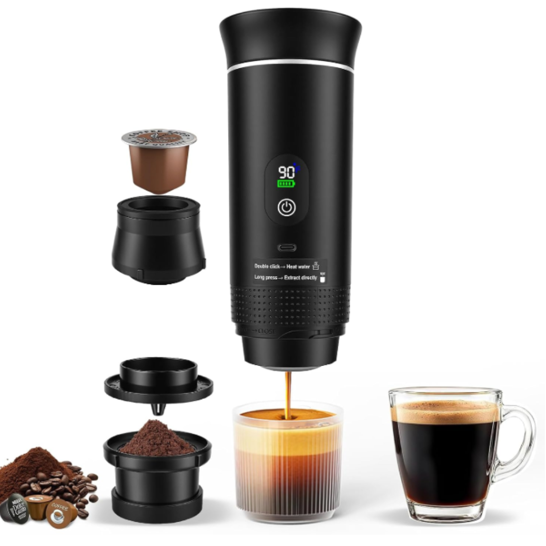 Cafetera Portátil Inteligente 3 en 1 ®