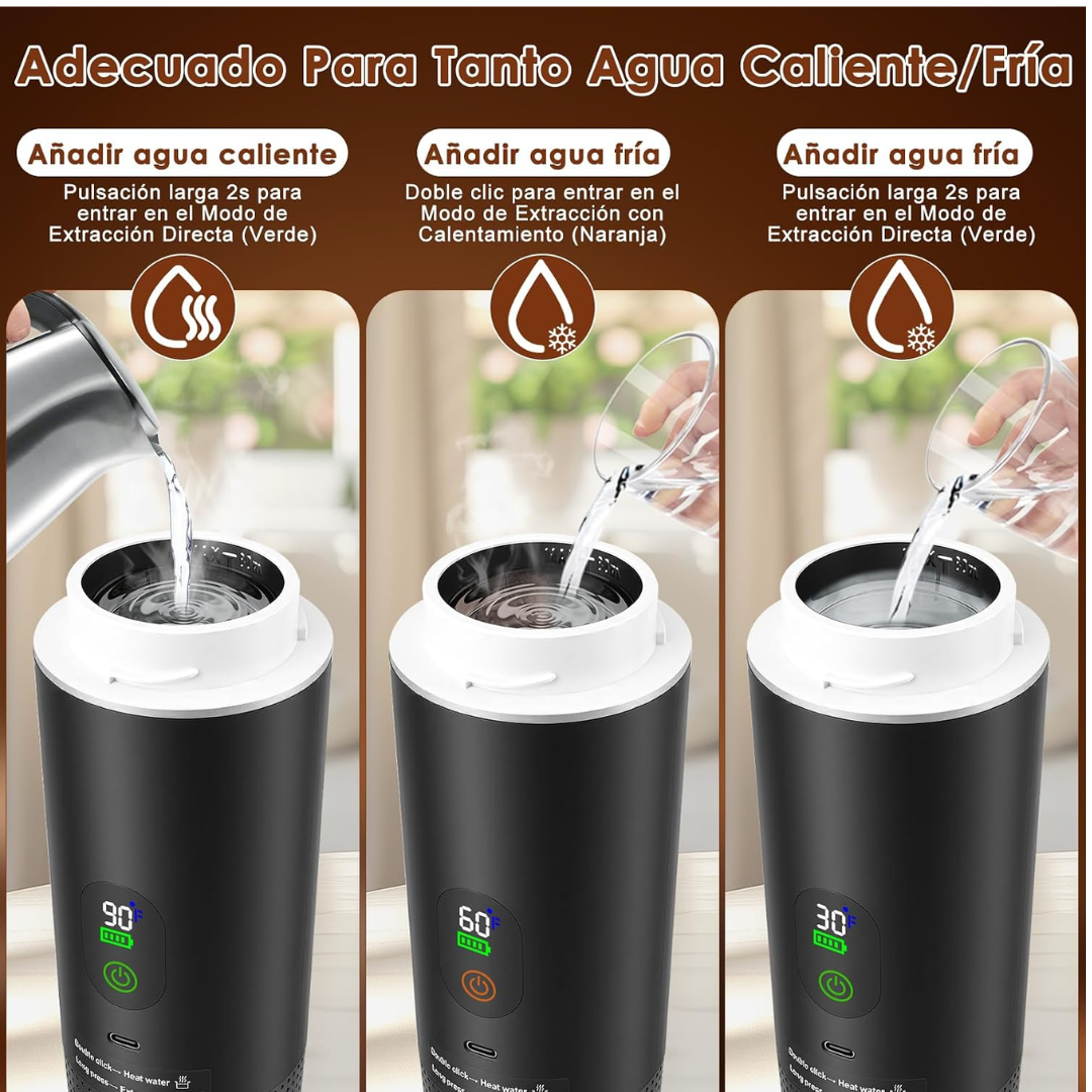 Cafetera Portátil Inteligente 3 en 1 ®